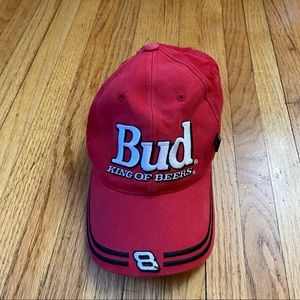 Bud King of Beers #8 Dale Earnhardt Jr. NASCAR Adjustable Cap Hat Chase Authenic